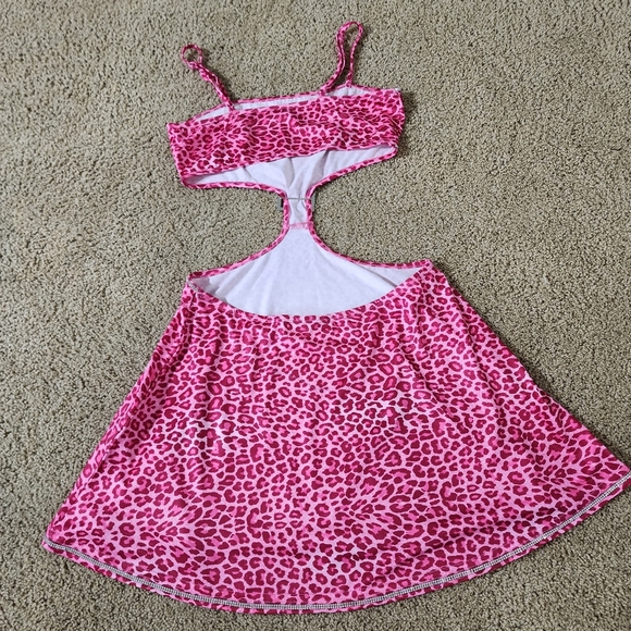 SHEIN Pink Leopard Mini Dress - Picture 2 of 6